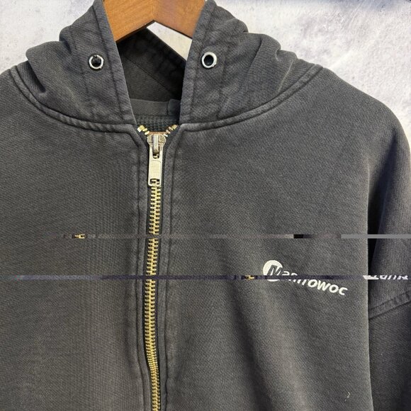 Vintage Dutch Harbor Gear Hoodie Sweatshirt Mens XL 26.5x25.5 Thermal DHG - Picture 3 of 13